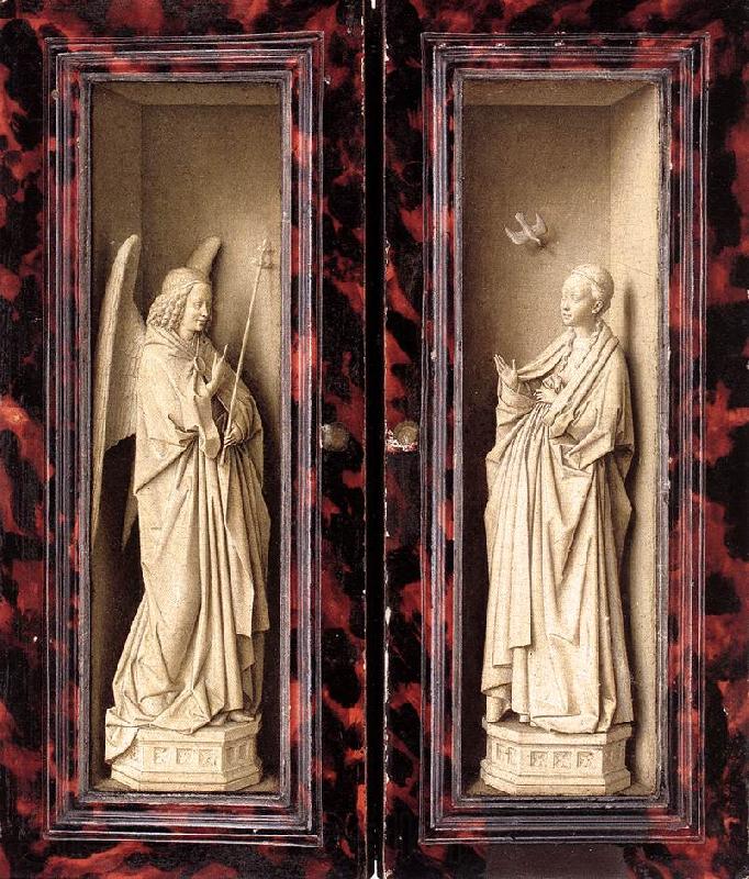 EYCK, Jan van Small Triptych (outer panels) rt